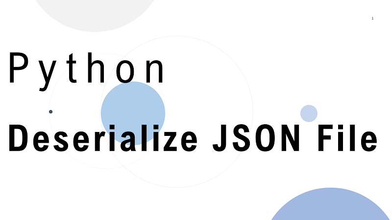 Python Deserialize JSON File to Object
