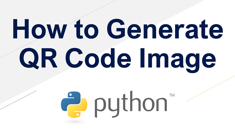 Generate QR Code image in Python using qrcode