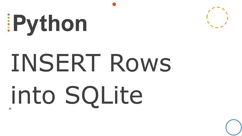 Python Insert Rows into SQLite Database