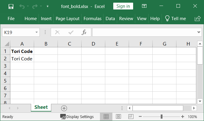 Python OpenPyXL Font Bold for Excel Cells
