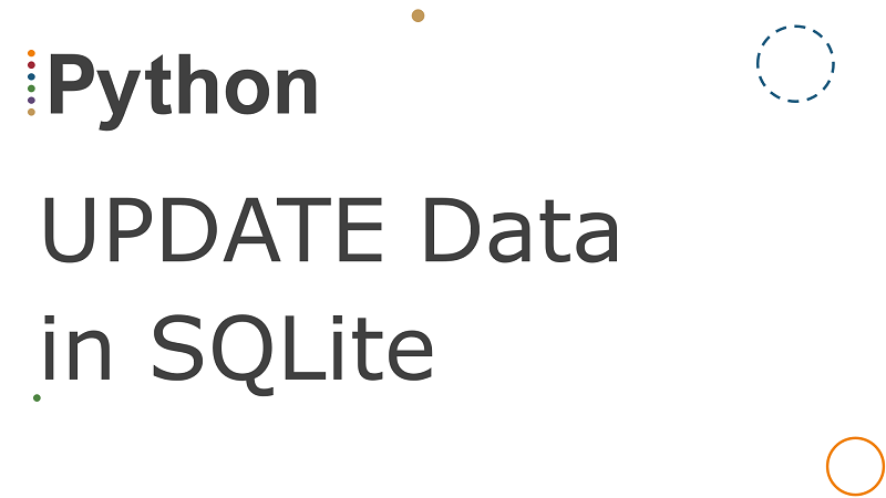 Python Update Data in SQLite Database