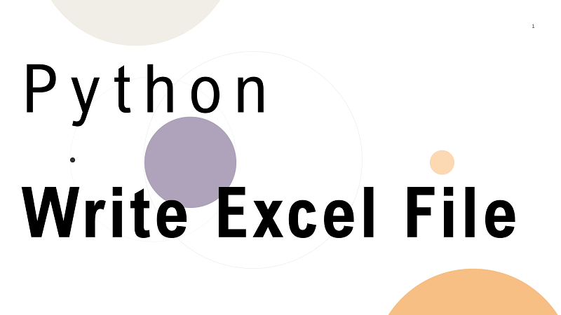 Python Write Excel File using xlwt