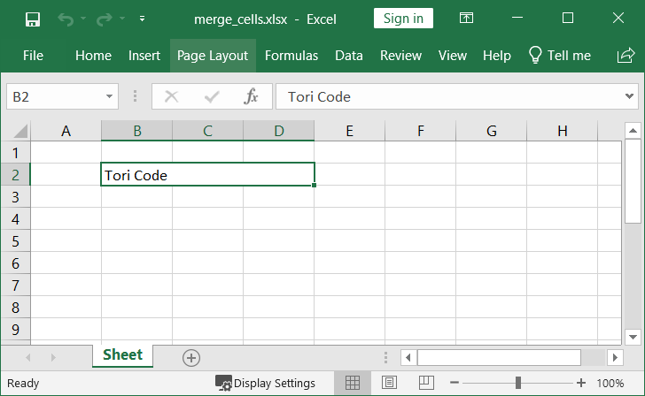 Python Write Excel xlsx File with Merged Cells using openpyxl