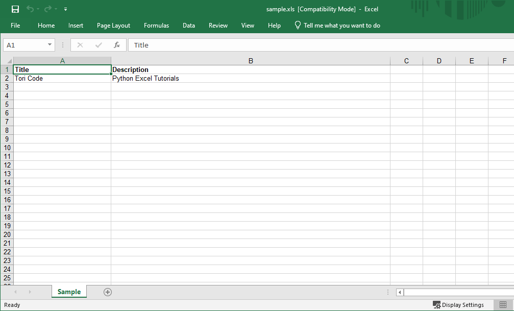 Python xlwt set Excel Column Width 